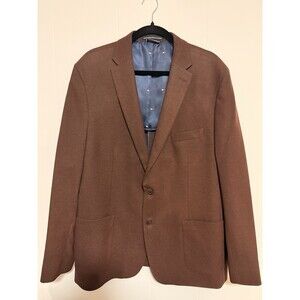 Tommy Hilfiger Men's Brown Modern Suit Jacket Size 48R - Two-Button Jacket Suit